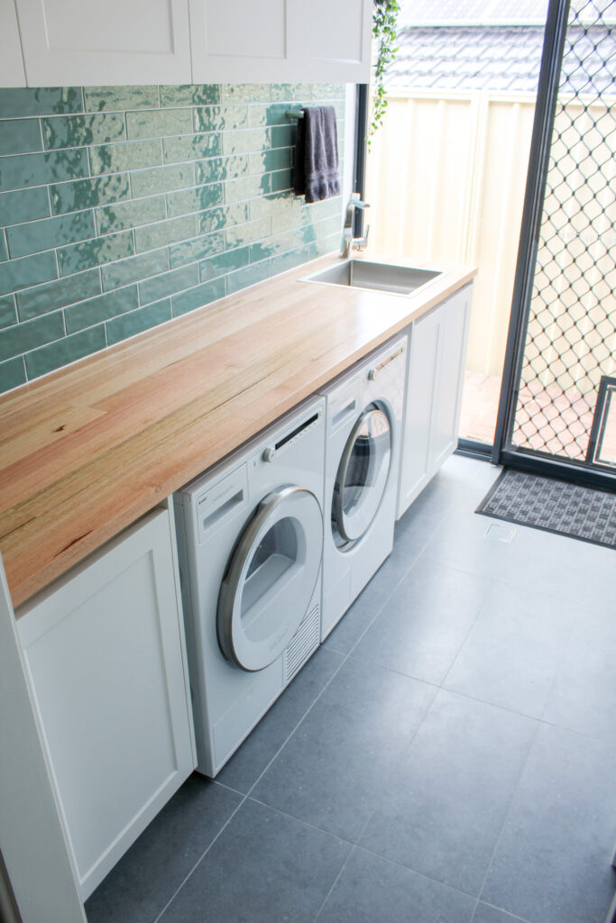 Laundry Splashback Advice On The Ball Bathrooms