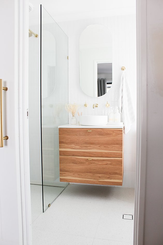 Before and After - All In A Row (Walk In) - On The Ball Bathrooms