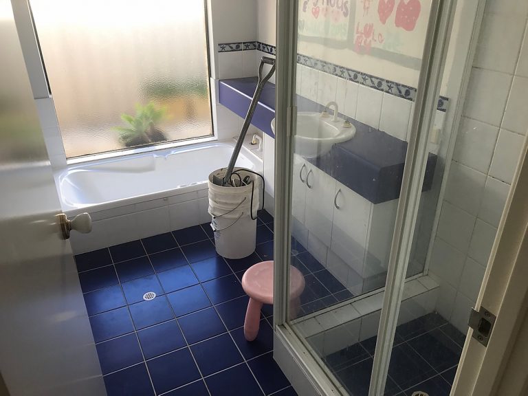 Before and After - Walk In Shower - On The Ball Bathrooms