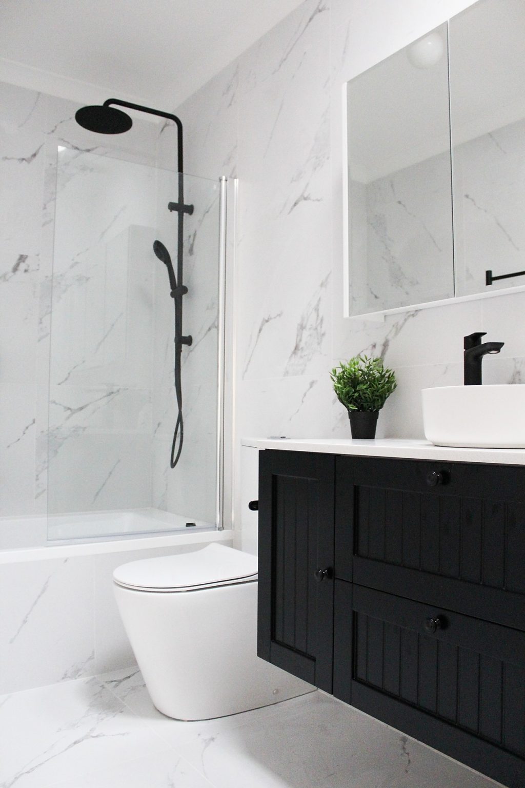 Before and After - Shower Bath Renovations - On The Ball Bathrooms
