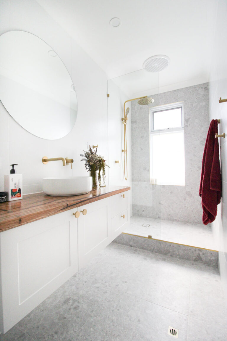 Before and After - Walk In Shower - On The Ball Bathrooms