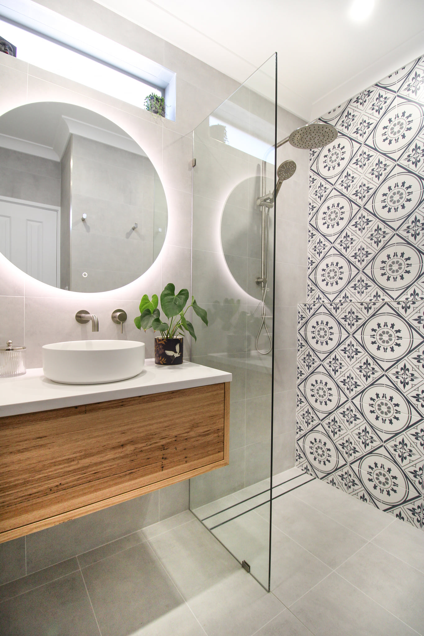 Before and After - Walk In Shower - On The Ball Bathrooms
