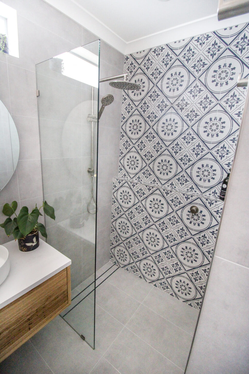 Before and After - Walk In Shower - On The Ball Bathrooms