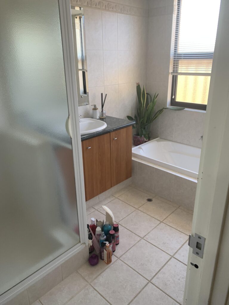 Before and After - Walk In Shower - On The Ball Bathrooms