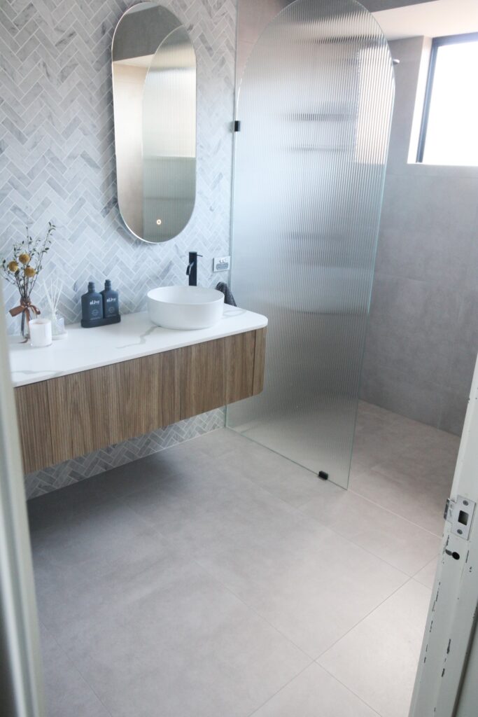 Before and After - Walk In Shower - On The Ball Bathrooms