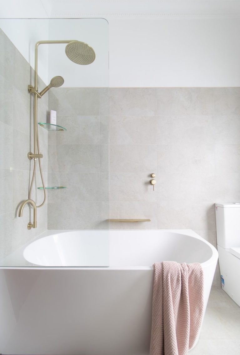 Before and After - Shower Bath Renovations - On The Ball Bathrooms