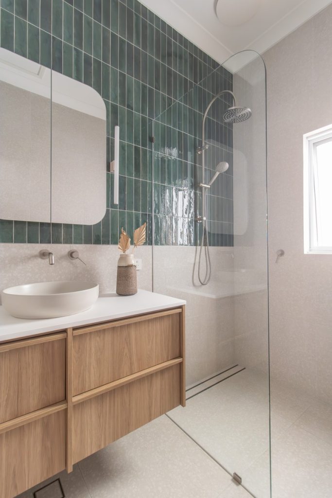 Before and After - Walk In Shower - On The Ball Bathrooms