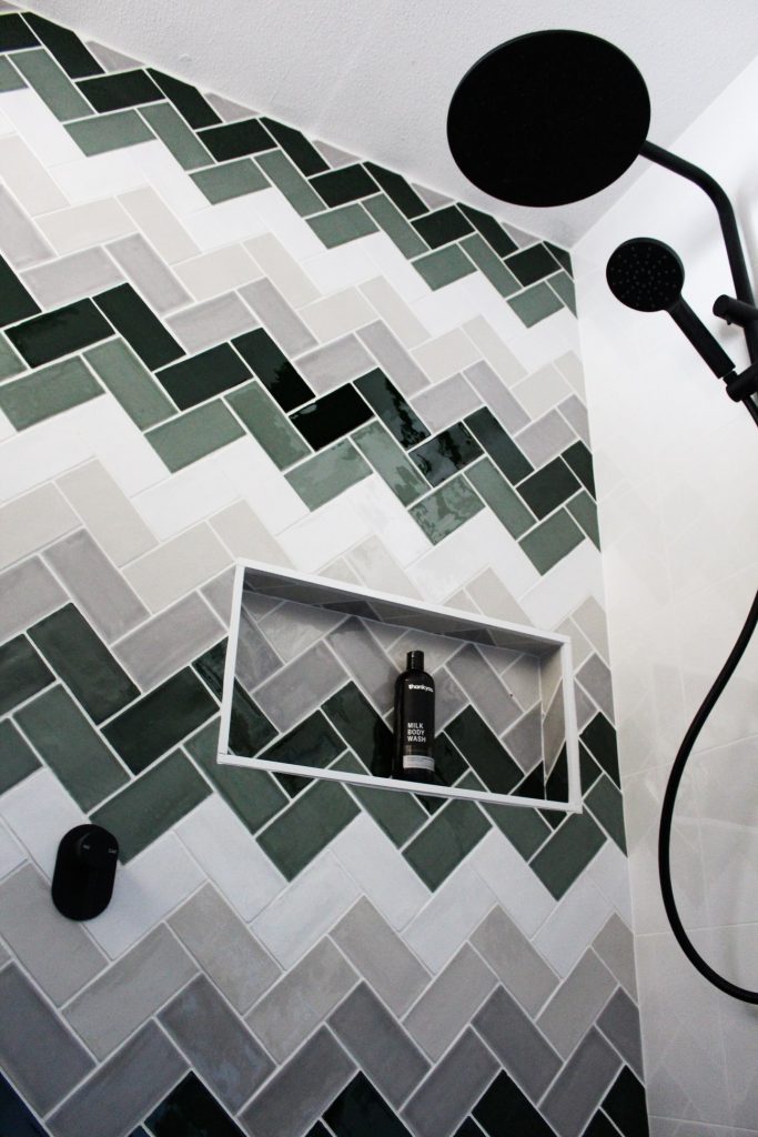 Herringbone Tiling Bathrooms
