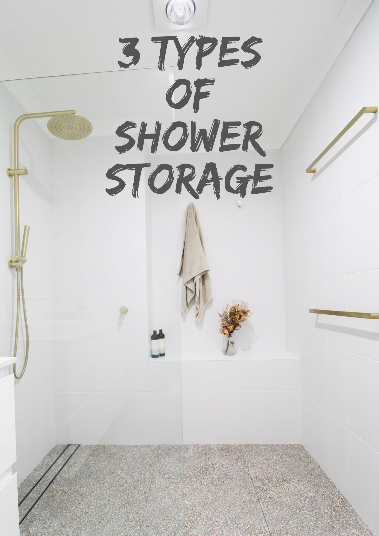 The Shower Ledge Best Alternative To A Shower Niche On The Ball