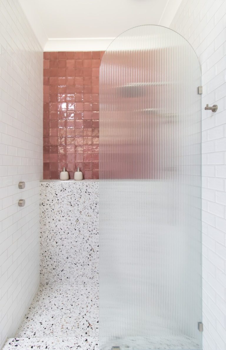 Walk In Shower Inlay Shelf The Best Shelving For Walk In Showers - On The Ball Bathrooms
